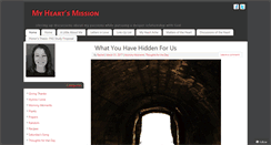 Desktop Screenshot of myheartsmission.com